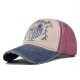 (image for) Printed_Baseball_Cap_CP896-3_navy_blue