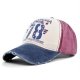 (image for) Printed_Baseball_Cap_CP859-3_navy_blue&_wine_red