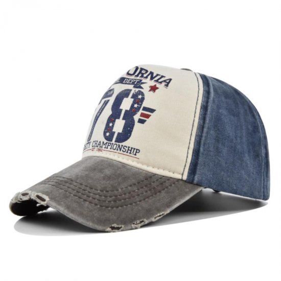(image for) Printed_Baseball_Cap_CP836-4_coffee