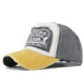 (image for) Printed_Baseball_Cap_CB222-2_yellow&_black