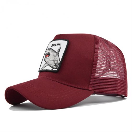 (image for) Mesh_Baseball_Cap_CM529-2_wine_red