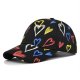 (image for) Printed_Baseball_Cap_CP861_black