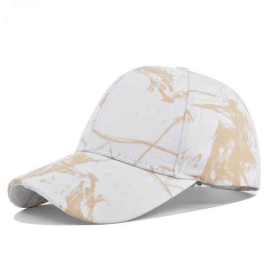 (image for) Blank_Baseball_Cap_CL716-7_white&_khaki