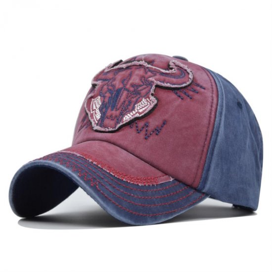 (image for) Washed_Baseball_Cap__wine_red_4