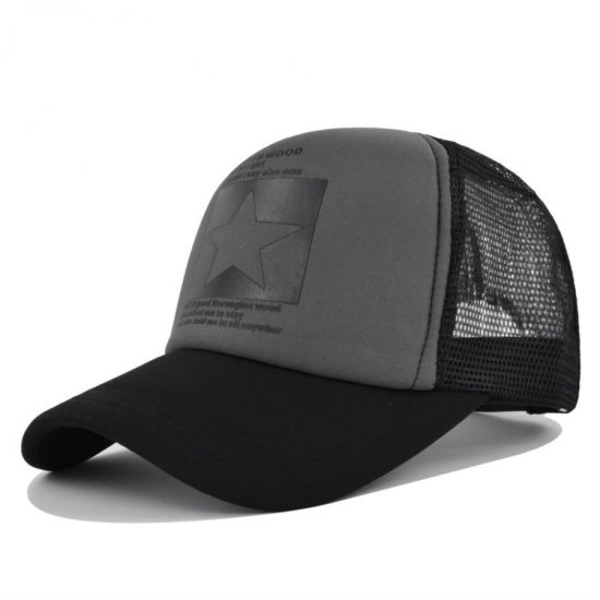 (image for) Mesh_Baseball_Cap_CM600-5_black_gray_colour_matching