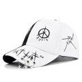 (image for) Printed_Baseball_Cap_CP856-2_black_white_colour_matching