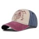 (image for) Printed_Baseball_Cap_CP896-2_wine_red