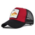 (image for) Washed_Baseball_Cap_CM658-3_black&_red