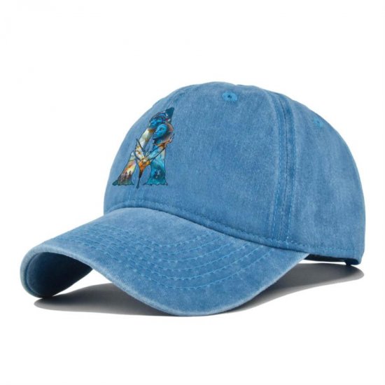 (image for) Printed_Baseball_Cap_CP907-9_turquoise