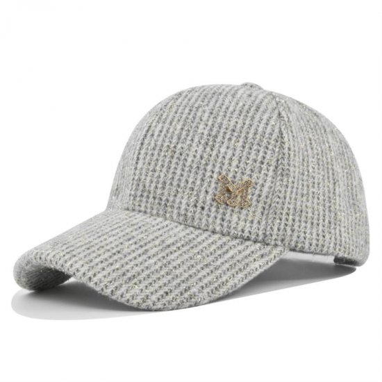 (image for) Embroidered_Cap_CE538-4_gray