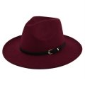 (image for) Fedora_Hat_BF141-2_wine_red