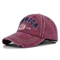 (image for) Washed_Baseball_Cap_CB352-2_wine_red