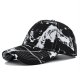 (image for) Printed_Baseball_Cap_CL716-1_black_white