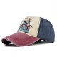 (image for) Printed_Baseball_Cap_CP835-2_wine_red