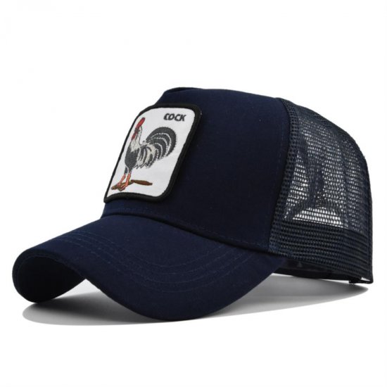 (image for) Mesh_Baseball_Cap_CM520-3_navy_blue