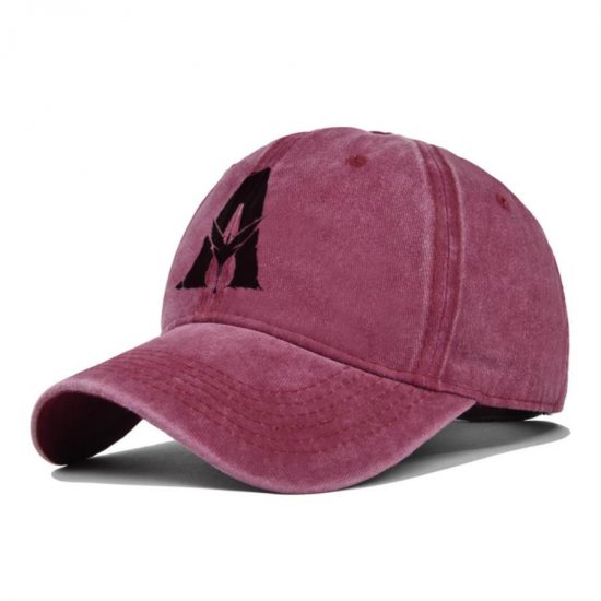 (image for) Washed_Baseball_Cap_CP904-2_wine_red_1