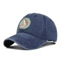 (image for) Printed_Baseball_Cap_CP903-3_navy_blue