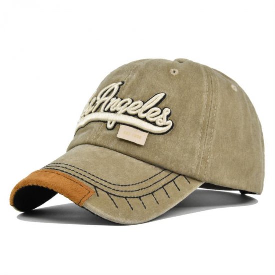 (image for) Washed_Baseball_Cap_CB409-3_khaki