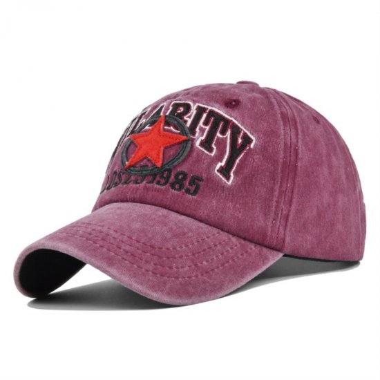 (image for) Washed_Baseball_Cap_CB422-2_wine_red