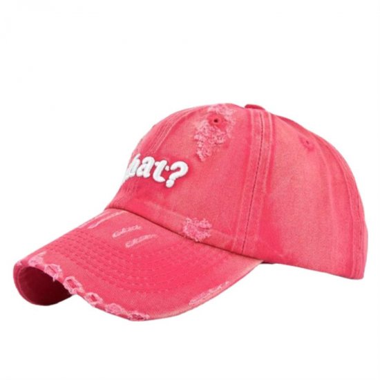 (image for) Washed_Baseball_Cap_CB325-8_watermelon_red