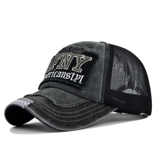 (image for) Washed_Baseball_Cap_CM591-1_black&_olive_green