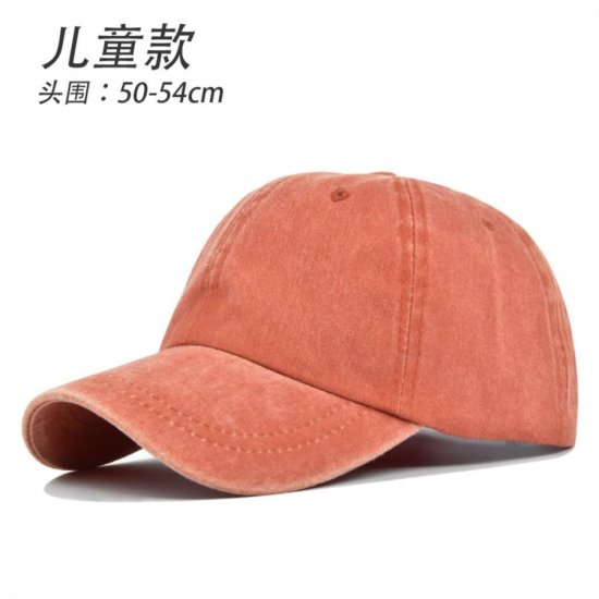 (image for) Blank_Baseball_Cap__orange-kids