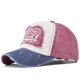 (image for) Washed_Baseball_Cap_CB222-6_navy_blue&_wine_red