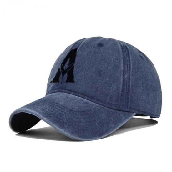 (image for) Printed_Baseball_Cap_CP904-3_navy_blue_3