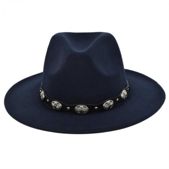 (image for) Fedora_Hat_BF120-3_navy_blue