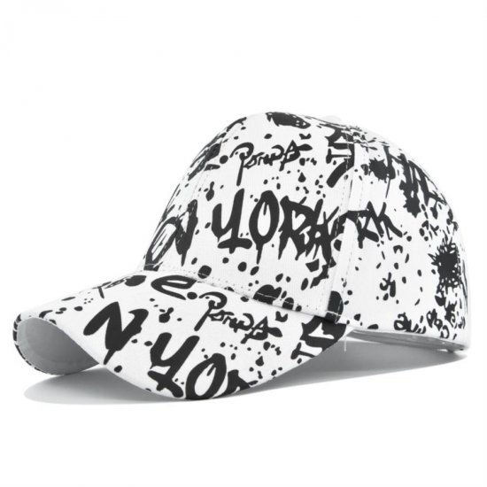 (image for) Printed_Baseball_Cap_CP850-2_white