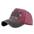 (image for) Washed_Baseball_Cap_CB319-2_black&_wine_red