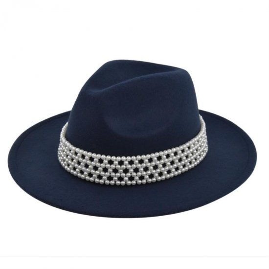 (image for) Fedora_Hat_BF132-3_navy_blue