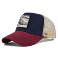 (image for) Mesh_Baseball_Cap_CM619-4_wine_red&_navy_blue