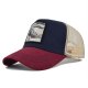 (image for) Mesh_Baseball_Cap_CM619-4_wine_red&_navy_blue