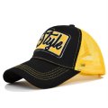 (image for) Washed_Baseball_Cap_CM589-3_black&_yellow