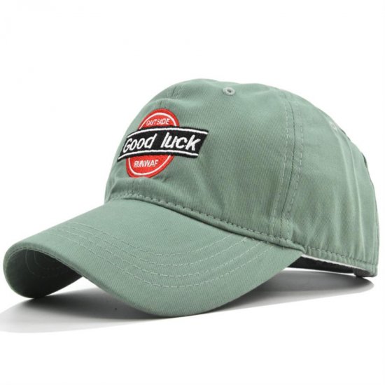 (image for) Embroidered_Cap_CE428-3_grass_green