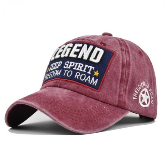 (image for) Washed_Baseball_Cap_CB366-2_wine_red