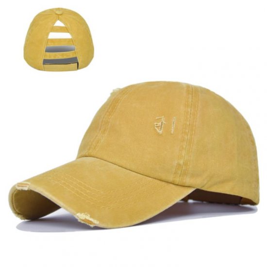 (image for) Mesh_Baseball_Cap_CC607-5_yellow