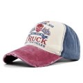 (image for) Washed_Baseball_Cap_CP858-2_wine_red&_navy_blue