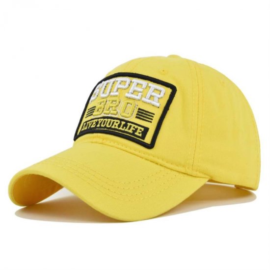 (image for) Embroidered_Cap_CE551-4_yellow