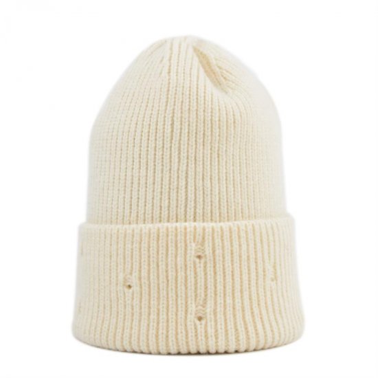 (image for) Beanie07_KN806-7_white