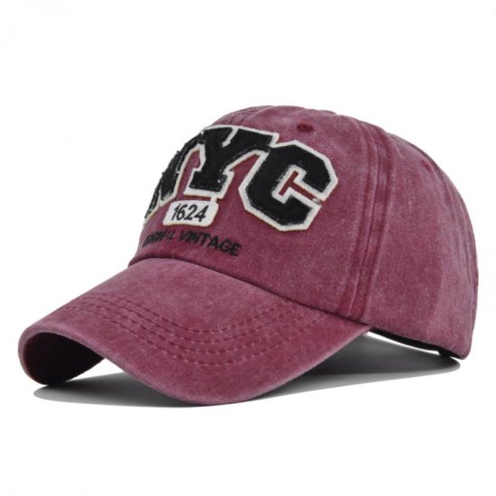 (image for) Washed_Baseball_Cap_CB377-2_wine_red