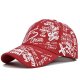 (image for) Printed_Baseball_Cap_CP823-5_red