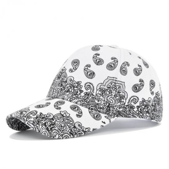 (image for) Printed_Baseball_Cap_CP851-2_white