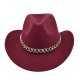 (image for) Cowboy_Hat_BF707-2_wine_red