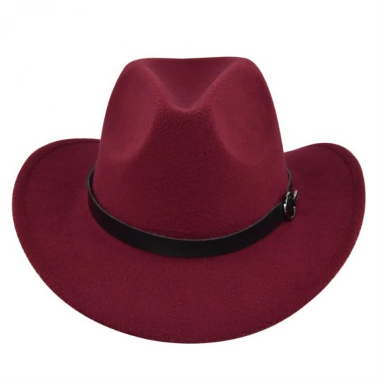 (image for) Cowboy_Hat_BF743-2_wine_red