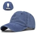 (image for) Ponytail_Cap_CC609-9_navy_blue