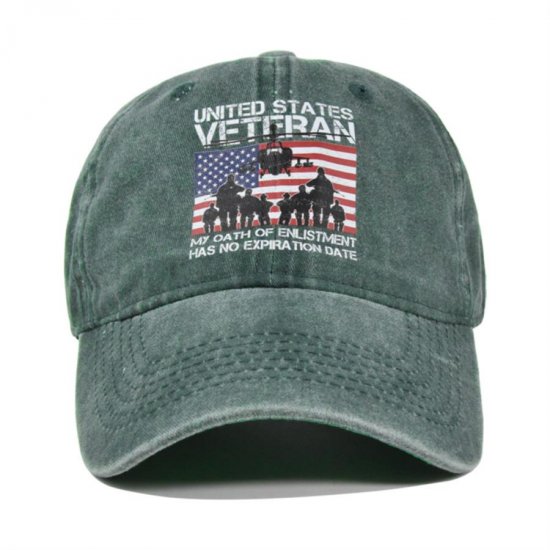 (image for) Printed_Baseball_Cap_CP888-8_grass_green