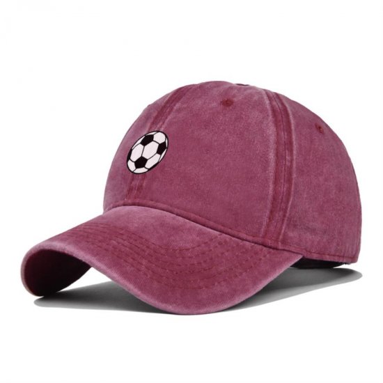 (image for) Washed_Baseball_Cap_CP911-2_wine_red