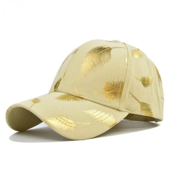 (image for) Printed_Baseball_Cap_CP833-4_khaki